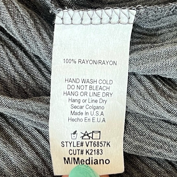 NWT Pinkblush Lightweight Gray Kimono Long Cardigan Open Medium All Seasons - Picture 9 of 9